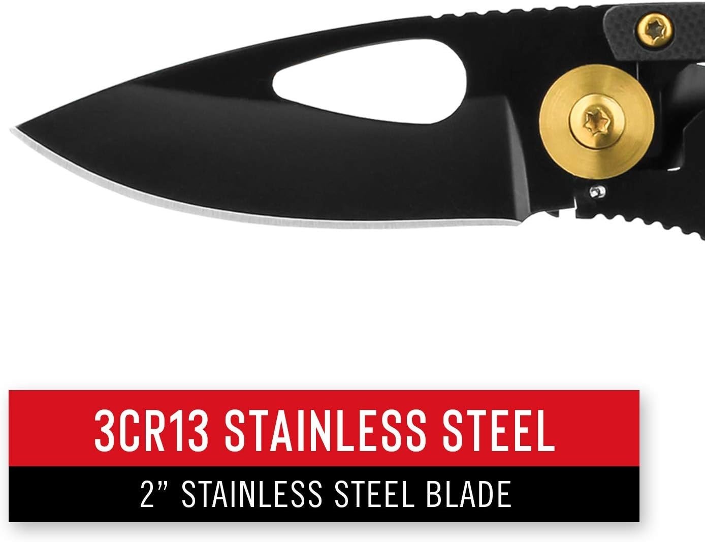 Coast® FX200 2 in. Stainless Steel Blade Pocket Knife with Money Clip