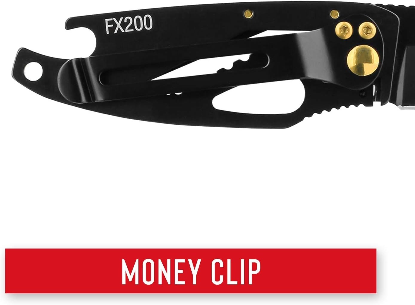Coast® FX200 2 in. Stainless Steel Blade Pocket Knife with Money Clip