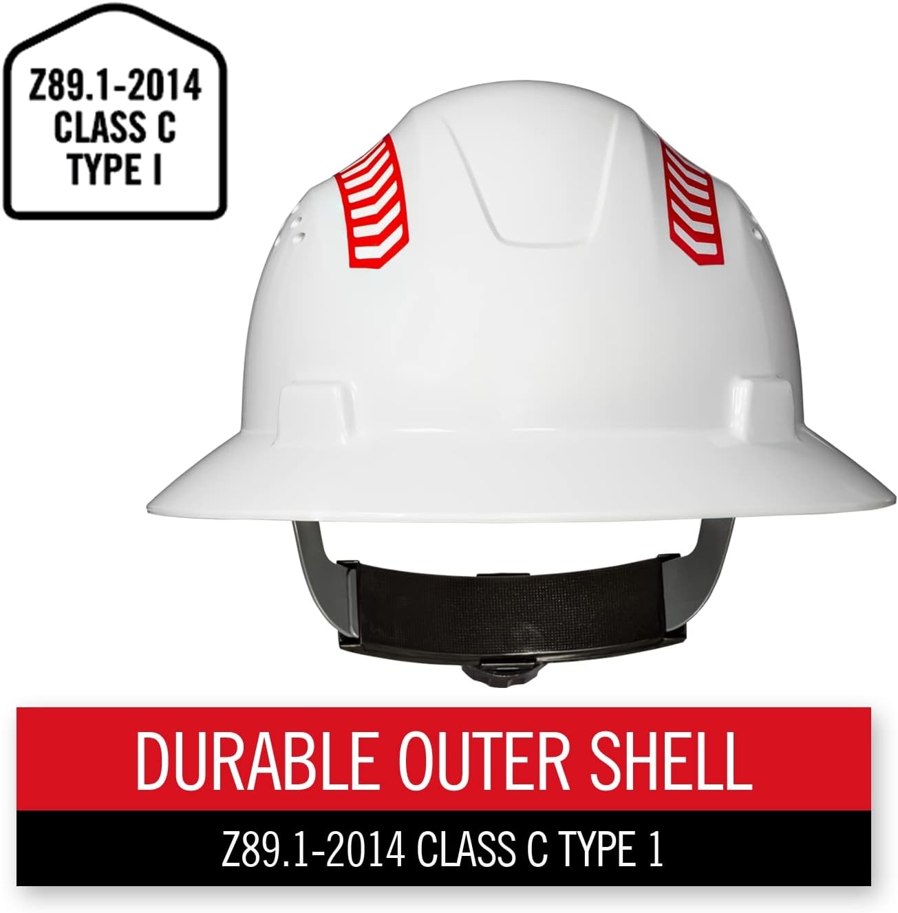 Coast SH300 Full Brim Safety Hard Hat(1 Count (Pack of 2))