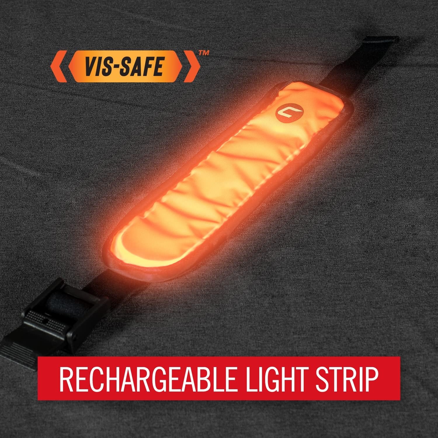 Coast SA300 Rechargeable Lighted LED High Visibility Safety Armband, Water Resistant, Running, Walking, Cycling, Job Site