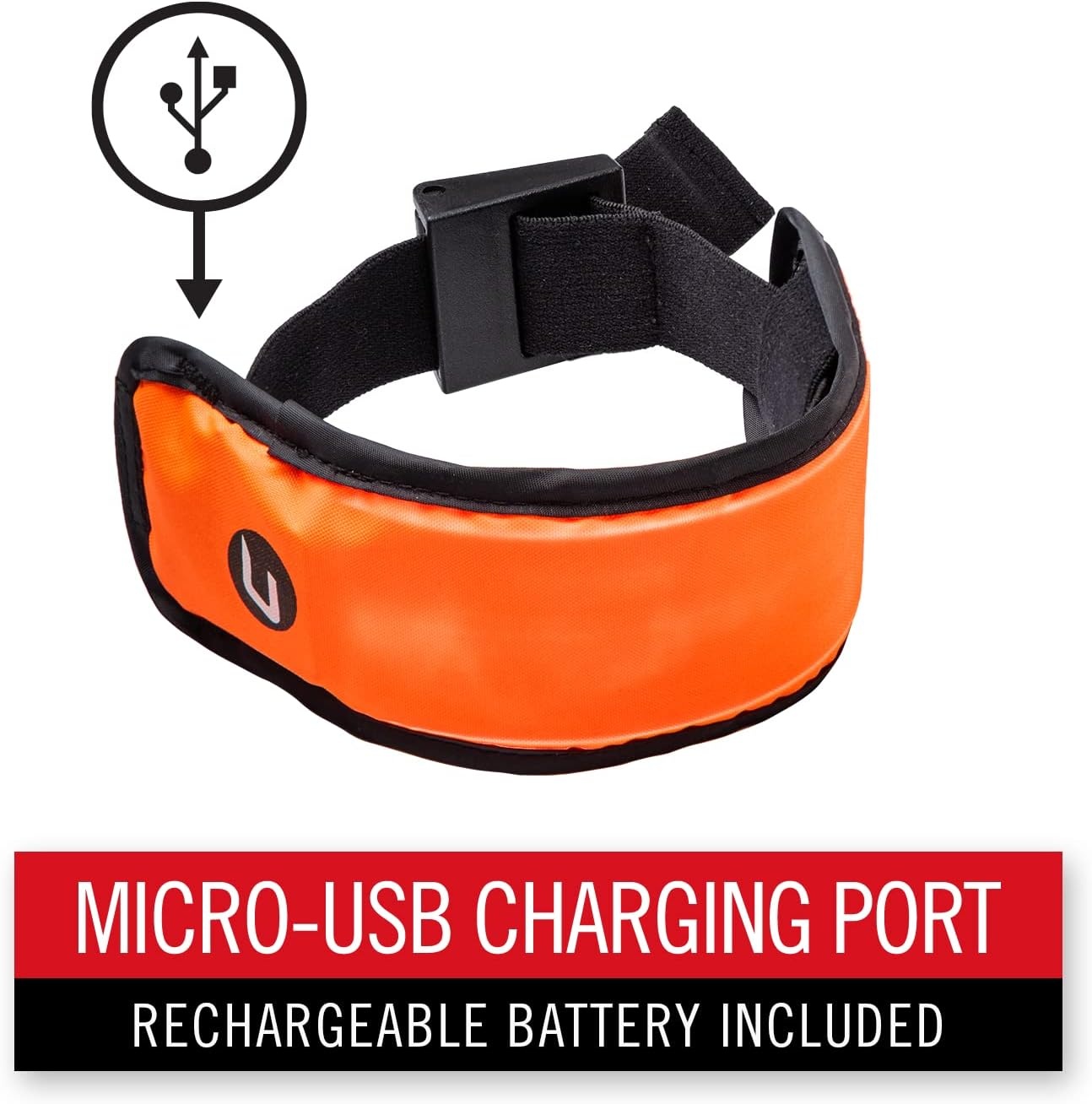 Coast SA300 Rechargeable Lighted LED High Visibility Safety Armband, Water Resistant, Running, Walking, Cycling, Job Site