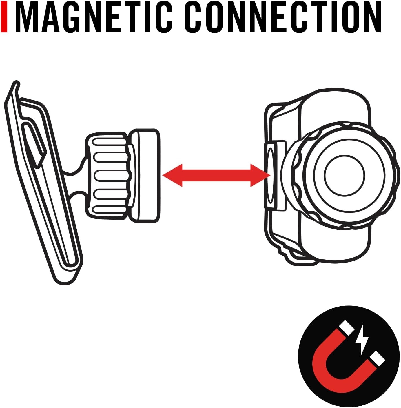 COAST HX500 480 Lumen Alkaline Dual Power LED Utility Light with Twist Focus, KASK Mount, Magnetic