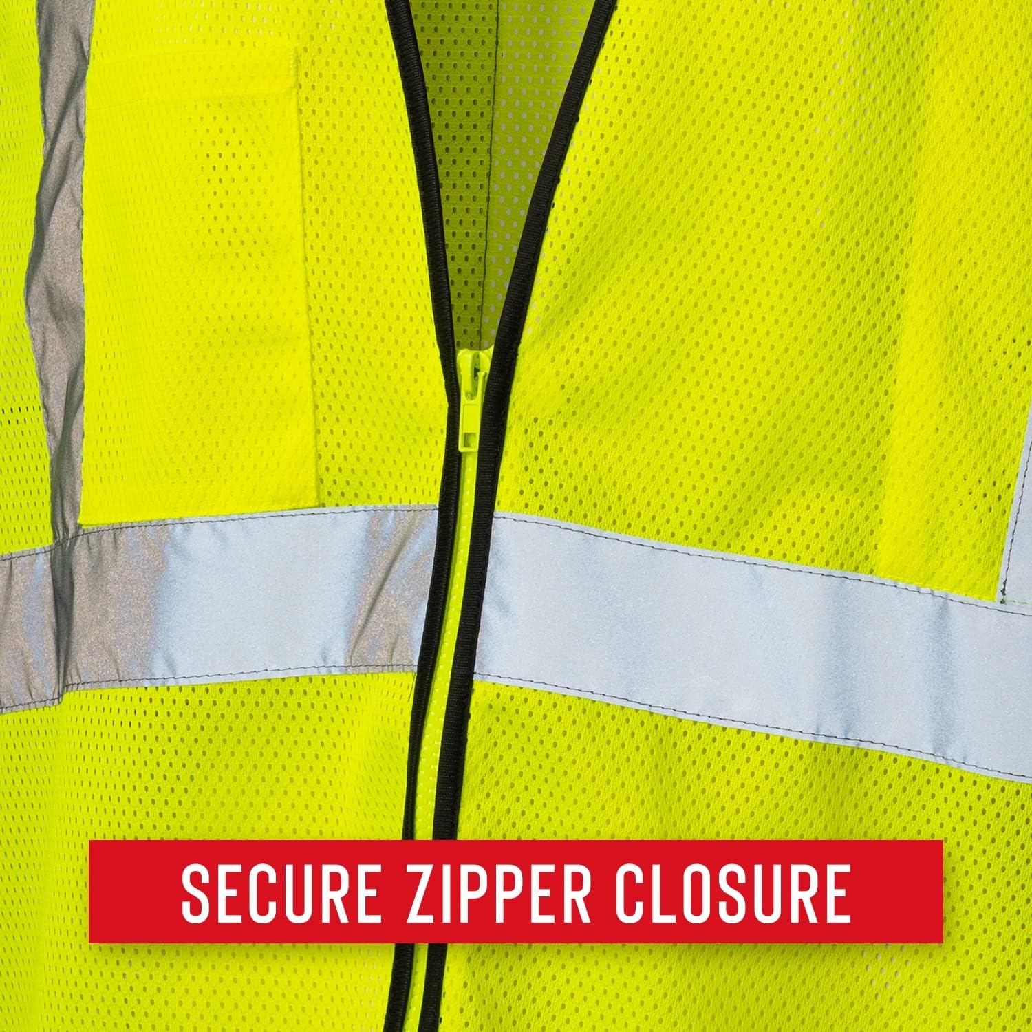Coast SV300 Rechargeable Lighted High Visibility Safety Vest, Dual Mode, Zip Front, 2 Pockets, 2 Mic Tabs, Meets ANSI/ISEA Standards, 360 Visibility, Yellow, Extra-Large(X-Large)