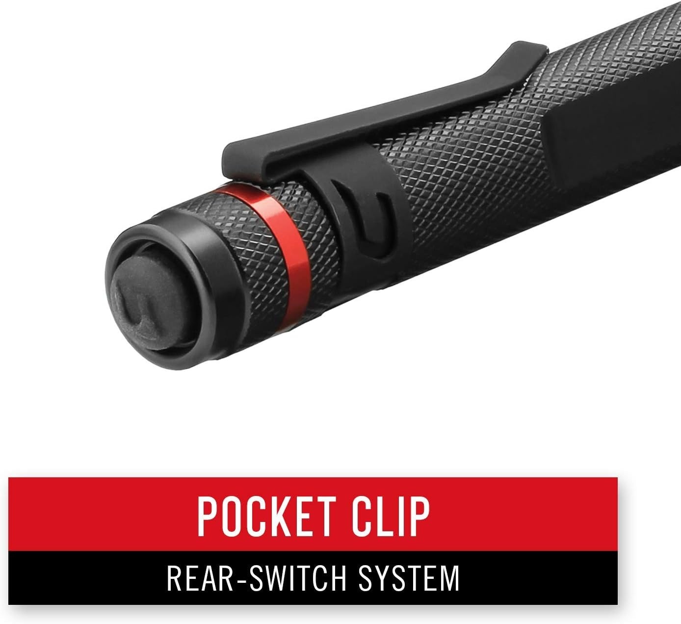 Coast® G19 54 Lumen Inspection Beam LED Penlight with Adjustable Pocket Clip and Consistent Edge-to-Edge Brightness, Black