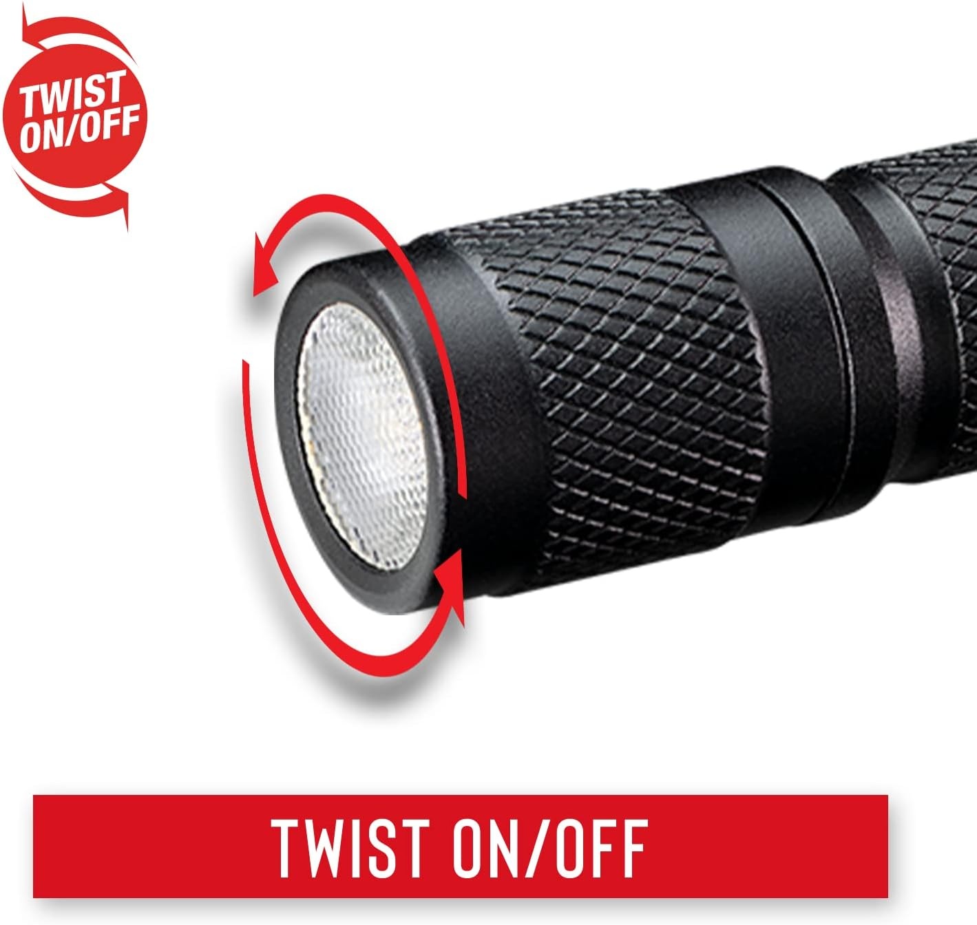 Coast KL10 100 Lumen LED Keychain Light, Pocket Sized, Black