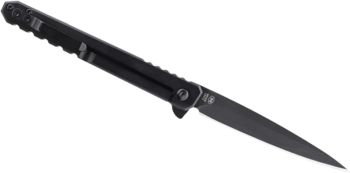 Coast Founder’s Collection ORIGIN EDC LX532 Folding Pocketknife, Flipper Tab, Frame Lock, Pocket Clip, Stainless-Steel, Black(BLACK)