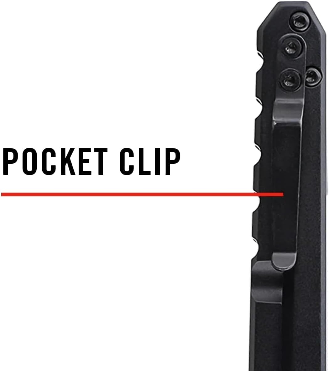 Coast Founder’s Collection ORIGIN EDC LX532 Folding Pocketknife, Flipper Tab, Frame Lock, Pocket Clip, Stainless-Steel, Black(BLACK)