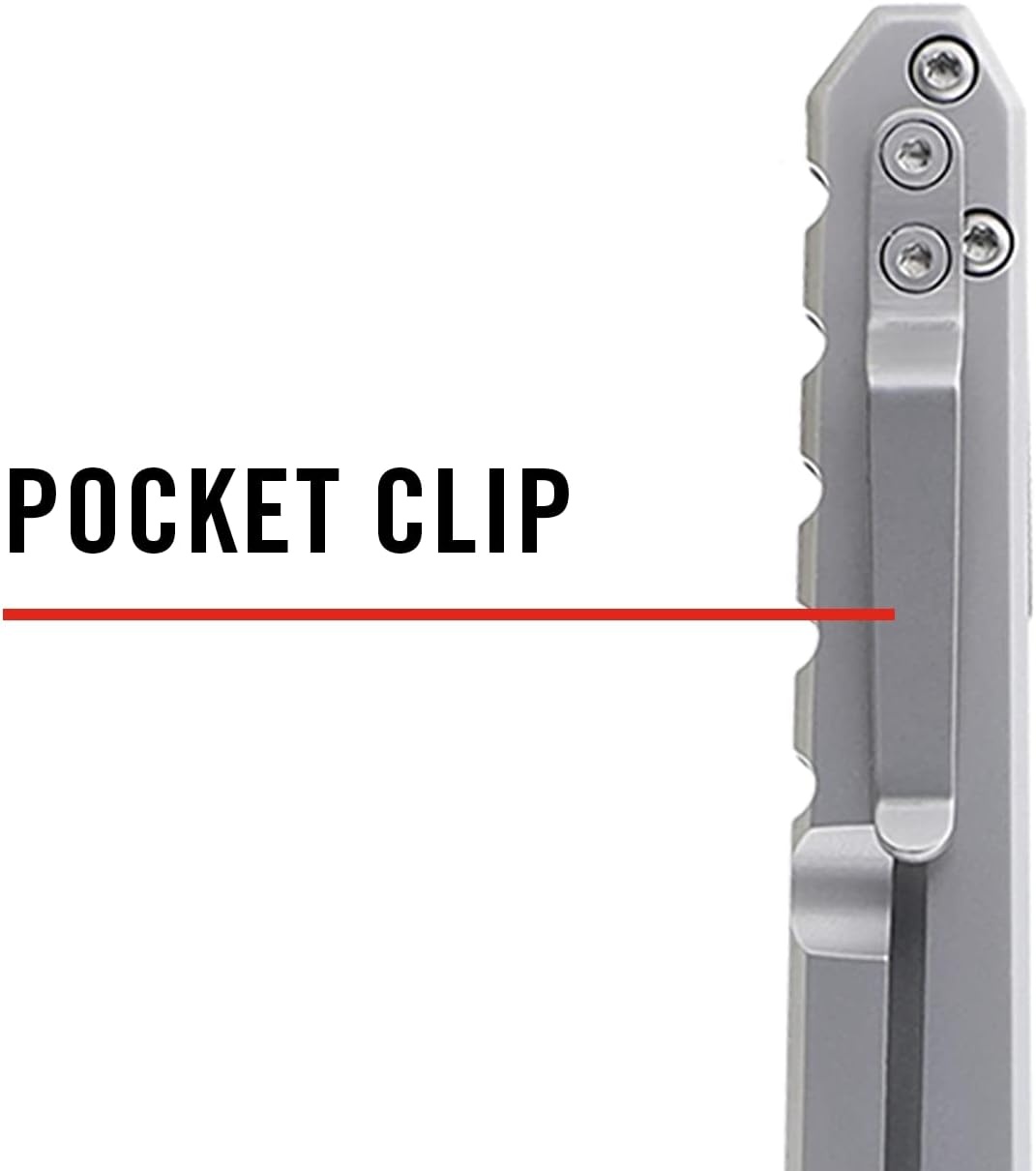 COAST Founder’s Collection LX530 ORIGIN, Gentleman’s EDC Folding Pocketknife, Flip Tab, Frame Lock, Pocket Clip, Stainless-Steel, Silver(Knife)