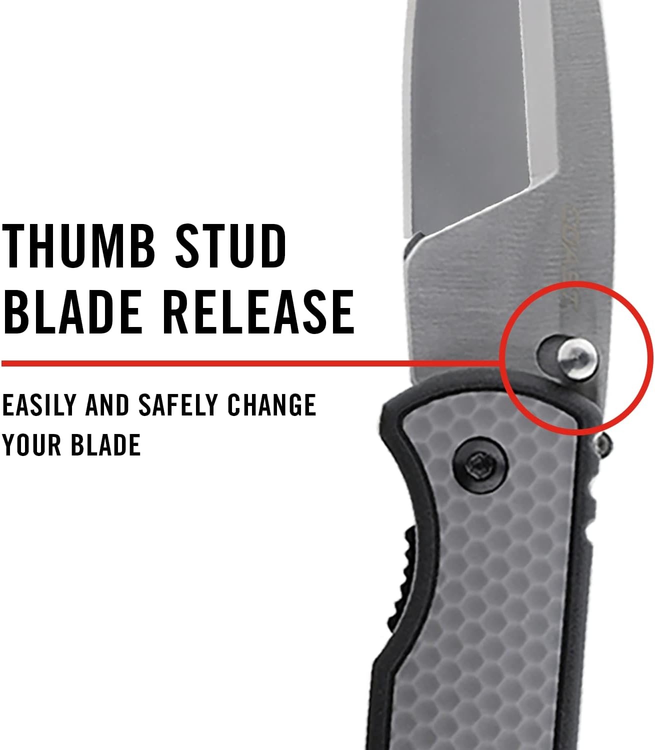 COAST SHIFT, EDC Replaceable Blade Folding Knife(Shift + gut hooks (6 pc))