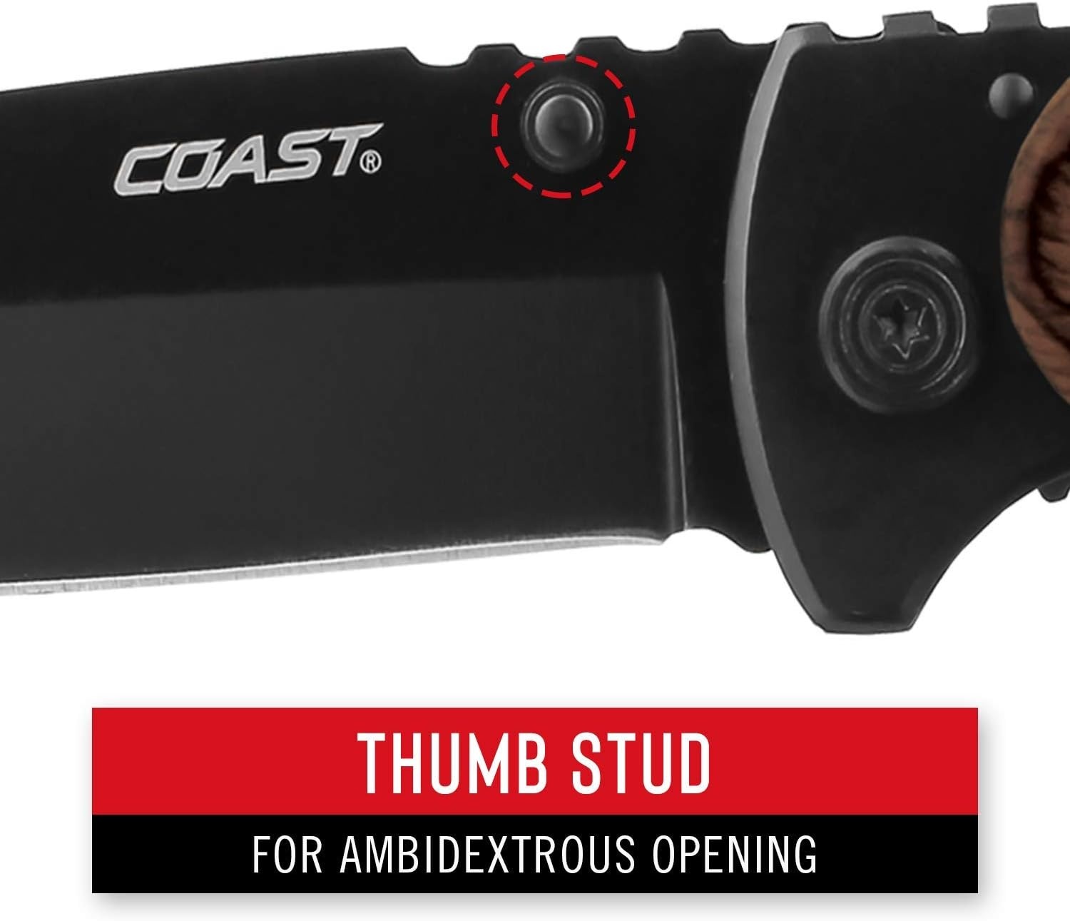 Coast® FX411 Frame Lock Folding Knife 4-Inch Blade