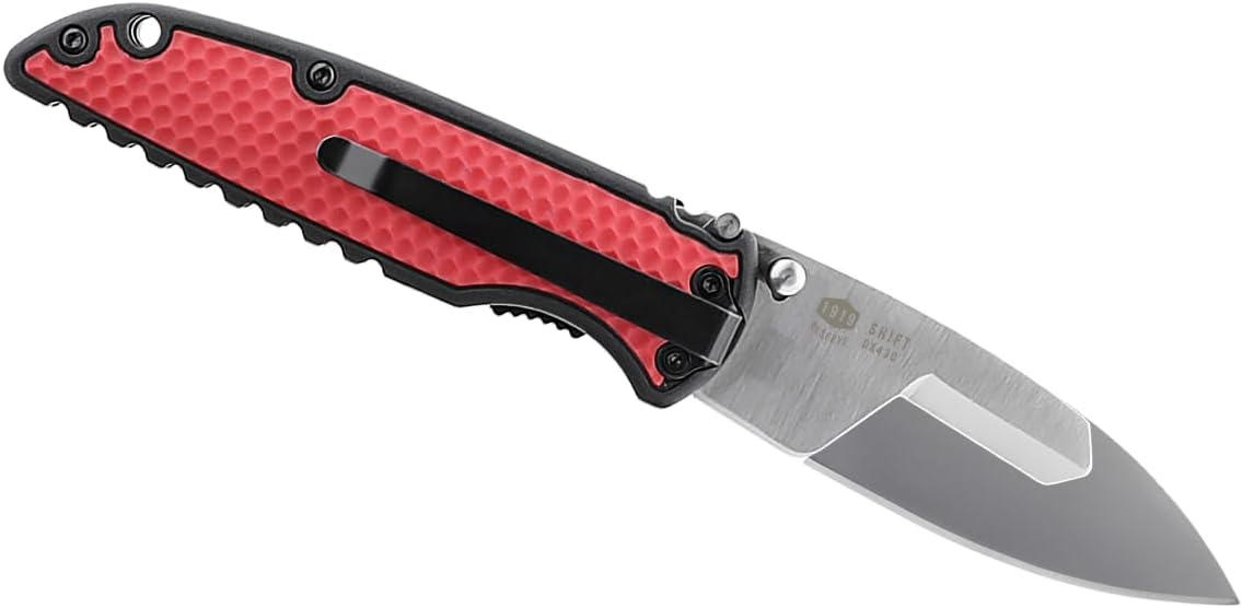 COAST SHIFT, EDC Replaceable Blade Folding Knife, Liner Lock, Double Lock, Pocket Clip, Thumb Studs for Everyday Carry, Sheath Included(Shift)
