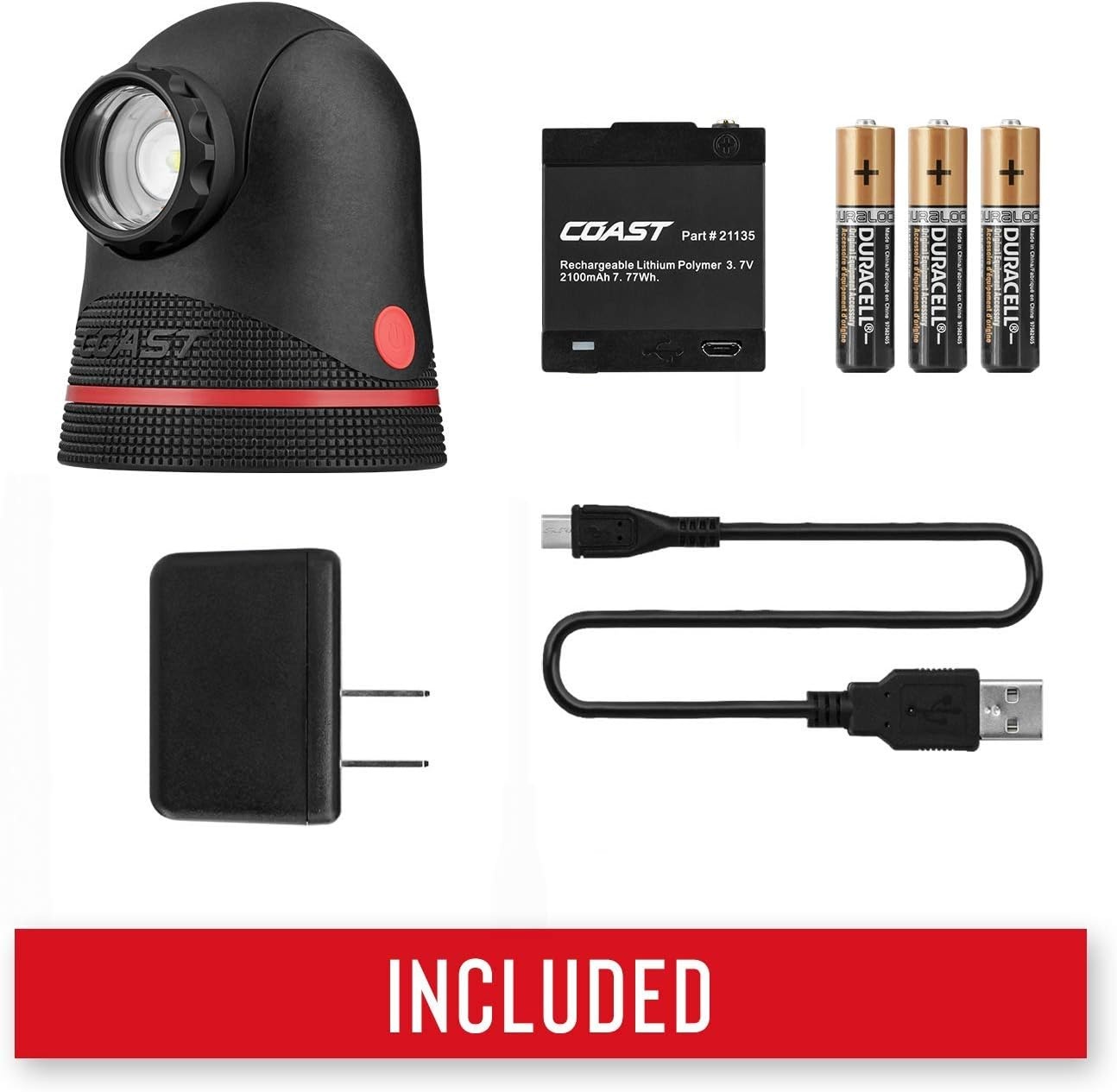 Coast PM500R 700 Lumen Rechargeable Focusing LED Magnetic Work Light