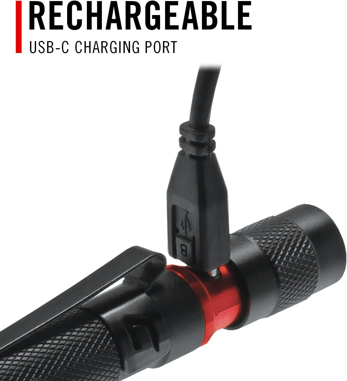 COAST HP3R 500 Lumen Rechargeable LED Penlight with TWIST FOCUS, Black(Black)