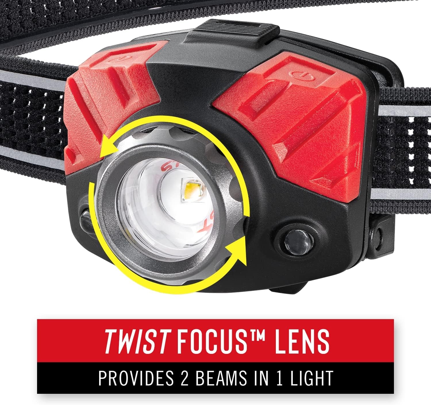COAST FL75R Rechargeable 530 Lumen Dual Color Focusing LED Headlamp, Green(Fl75r Headlamp)