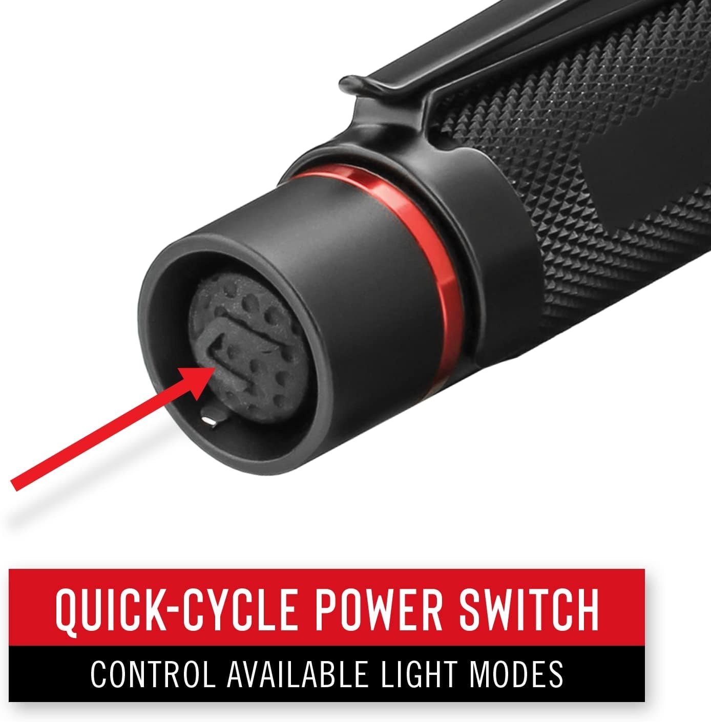 Coast HX5 410 Lumen LED Flashlight, Pure Beam Focusing, Slide Focus, Pocket Clip, Weatherproof, Pocket Sized, Black(Flashlight)