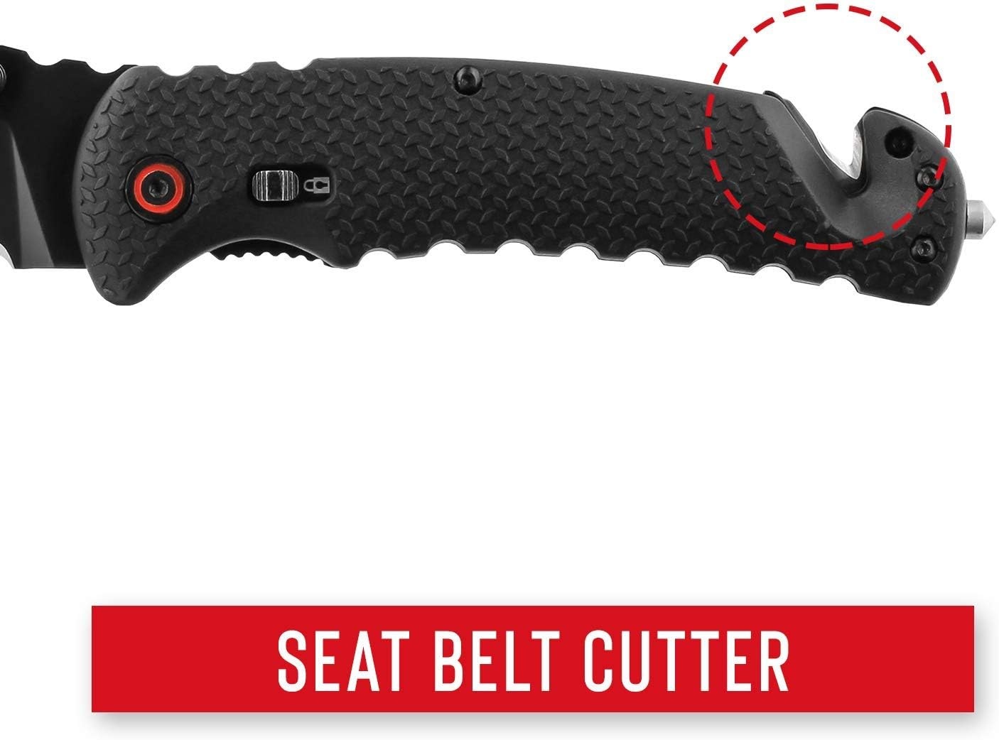 Coast RX395 Blade Assist Tactical Folding Knife with 3.75″ Serrated Stainless Steel Blade (20921)