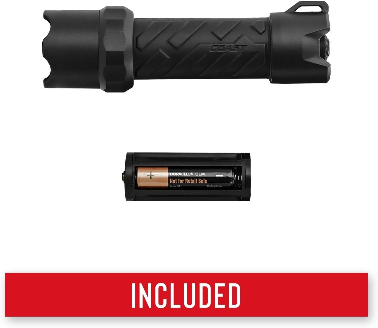 Coast Polysteel 400 440 Lumen Pure Beam Focusing LED Flashlight with Twist Focus & Stainless Steel Core, Pack of 2