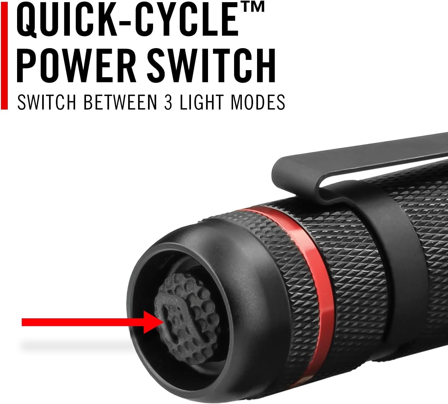 Coast PX1 565 Lumen Pure Beam Focusing LED Flashlight with Twist Focus and Adjustable Pocket Clip