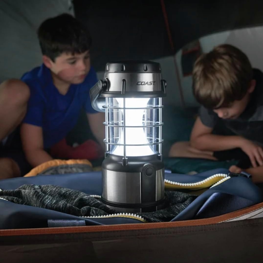 COAST® EAL17 580 Lumen LED Emergency Area Light, 4 Light Modes(50 Hour Runtime  Dual Color  4 x D)