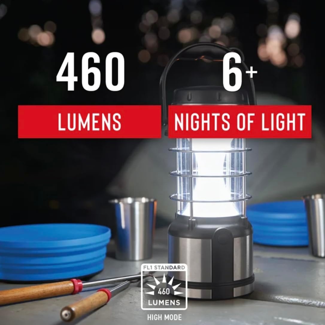 COAST® EAL17 580 Lumen LED Emergency Area Light, 4 Light Modes(50 Hour Runtime  Dual Color  4 x D)